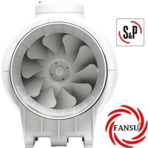 SOLER PALAU S&P TD-2000/315 SILENT METAL YUVARLAK KANAL TİPİ KENDİNDEN SUSTURUCULU AŞIRI YÜK KORUMALI KARMA AKIŞLI FAN