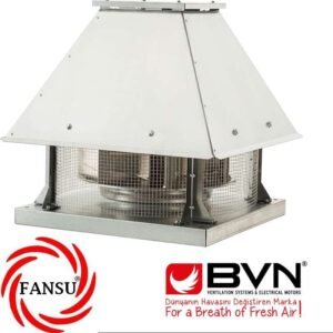 BVN BAHÇIVAN BRCF 560 M YATAY ATIŞLI RADYAL ÇATI FANI MOTOR HAVA AKIMININ DIŞINDA