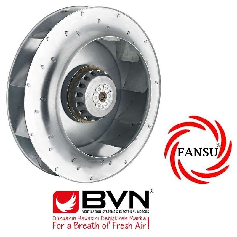 BVN BAHÇIVAN BDRKF 160 DIŞTAN ROTORLU KANAL FANI GERİYE EĞİMLİ