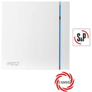 SOLER PALAU S&P SILENT-200 CZ DESIGN MİNİ AKSİYEL BANYO VE TUVALET FANI