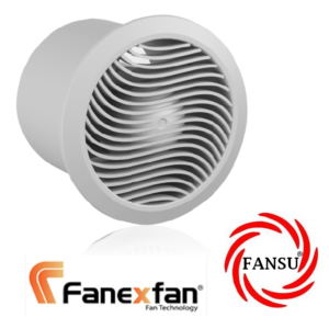 FANEX DTY-100 RING YUVARLAK BANYO WC DUVAR TAVAN FANI