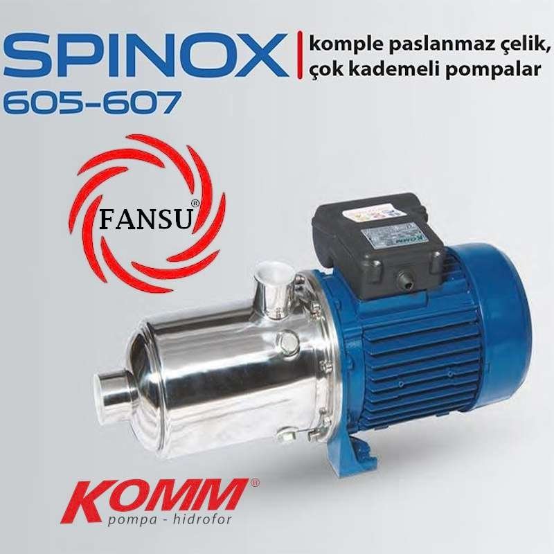 Star Pompa KOMM SPINOX 607 M PASLANMAZ ÇOK KADEMELİ SANTRİFÜJ POMPA