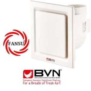 BVN BAHÇIVAN BPR 1015 PLASTİK RADYAL BANYO & TUVALET ASPİRATÖRÜ