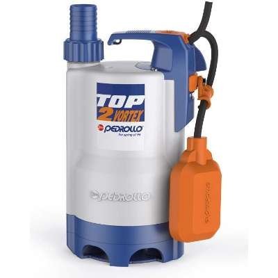 PEDROLLO TOP 2 VORTEX FLATÖRLÜ PLASTİK GÖVDELİ DRENAJ DALGIÇ POMPA