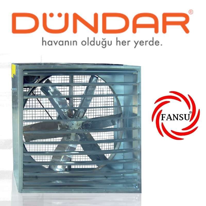 DÜNDAR KF 80 OTOMATİK PANJURLU KUTU FAN