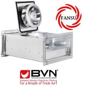 BVN BAHÇIVAN BDKF 40-20B DİKDÖRTGEN KANAL FANLARI GERİYE EĞİMLİ