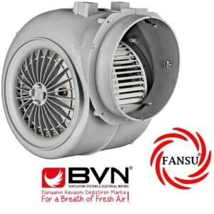 BVN BAHÇIVAN BPS-B 150-100 PLASTİK GÖVDELİ ÇİFT EMİŞLİ SALYANGOZ FAN