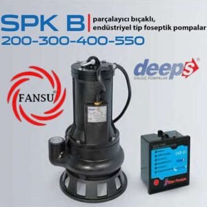 Star Pompa deeps SPK B 200 T PARÇALAYICI BIÇAKLI, ENDÜSTRİYEL TİP FOSEPTİK DALGIÇ POMPA