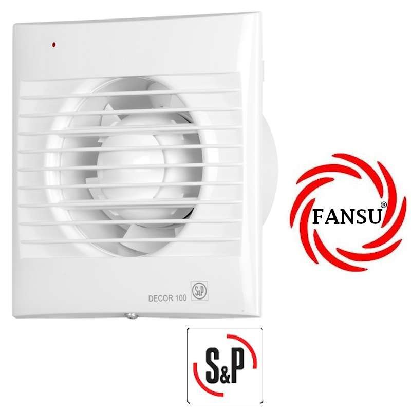 SOLER PALAU S&P DECOR-200 S MİNİ AKSİYEL BANYO VE TUVALET FANI