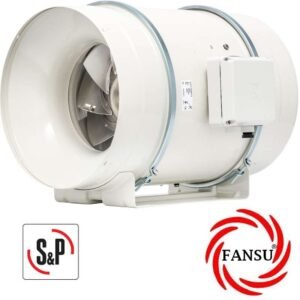 SOLER PALAU S&P TD-EVO 315 PLASTİK YUVARLAK KANAL TİPİ AŞIRI YÜK KORUMALI KARMA AKIŞLI FAN