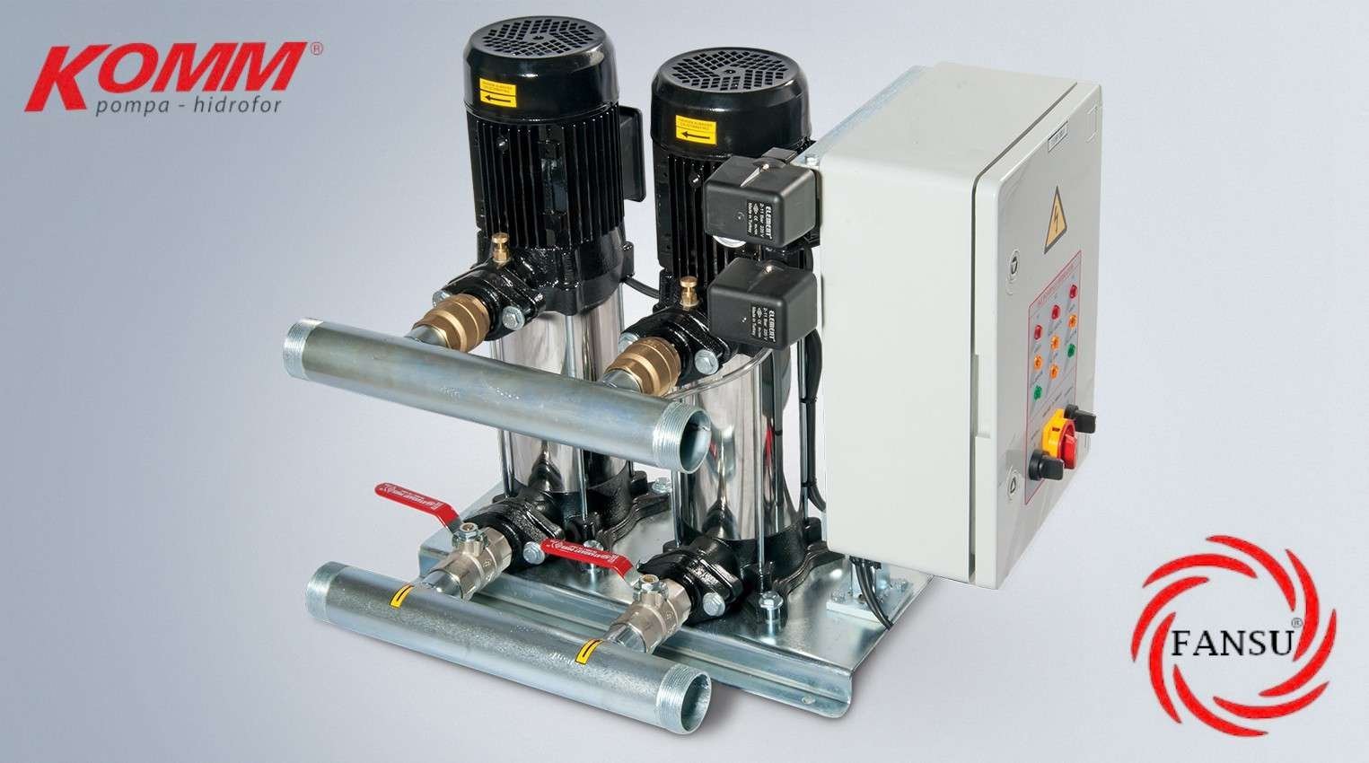 STAR POMPA KOMM 2xSD 80/8 T ÇİFT POMPALI PAKET HİDROFOR