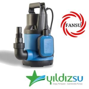 YILDIZSU QDP 400 PLASTİK FOSEPTİK DALGIÇ DRENAJ TEMİZ SU POMPA