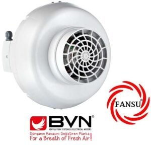 BVN BAHÇIVAN BPX 150 PLASTİK KANAL FANI GERİYE EĞİMLİ