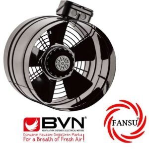 BVN BAHÇIVAN BORAX 250-2K KANAL (BORU) TİPİ AKSİYEL FAN