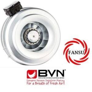 BVN BAHÇIVAN BDTX 355 B YUVARLAK KANAL FANLARI GERİYE EĞİMLİ