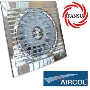 AIRCOL 150 DEKORATİF BANYO & TUVALET COMFORT SERİSİ AKSİYEL KROM ASPİRATÖR